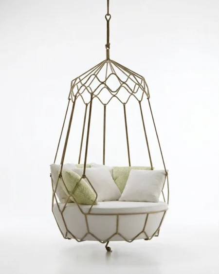 Outdoor hanging swing chair with cushion Craftnika